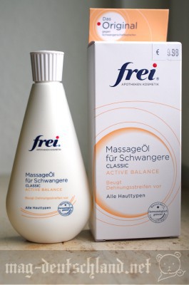 「frei Massageöl für Schwanger」妊娠線予防マッサージオイル